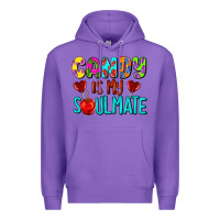 Purple candy is my soulmate Premium Hoodie - AdoDesignShop
