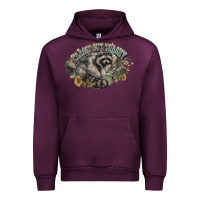 Mauve Wine classy but trashy racoon Urban Hoodie - NancyCooperArtShop