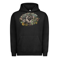 Pigment Black classy but trashy racoon Urban Hoodie - NancyCooperArtShop