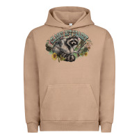 Pigment Burro classy but trashy racoon Urban Hoodie - NancyCooperArtShop