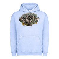 Pigment Grape Ice classy but trashy racoon Urban Hoodie - NancyCooperArtShop