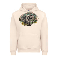 Sandshell classy but trashy racoon Urban Hoodie - NancyCooperArtShop