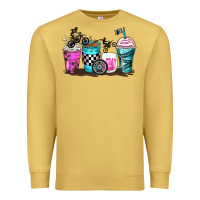 Antique Gold motocross coffee cups Premium Sweatshirt - Zillion Design Studio