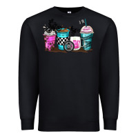 Black motocross coffee cups Premium Sweatshirt - Zillion Design Studio