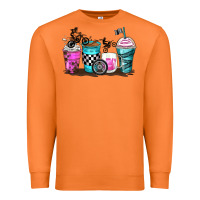 Carrot motocross coffee cups Premium Sweatshirt - Zillion Design Studio