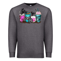 Charcoal Heather motocross coffee cups Premium Sweatshirt - Zillion Design Studio