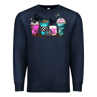 Navy motocross coffee cups Premium Sweatshirt - Zillion Design Studio