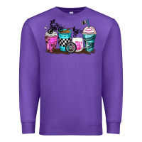 Purple motocross coffee cups Premium Sweatshirt - Zillion Design Studio