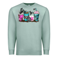 Seafoam motocross coffee cups Premium Sweatshirt - Zillion Design Studio