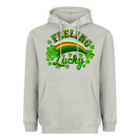 Moon Dust feeling lucky with rainbow Heavyweight Hoodie - RanaPortraitStore