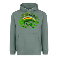 Sage feeling lucky with rainbow Heavyweight Hoodie - RanaPortraitStore
