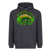 Smoke feeling lucky with rainbow Heavyweight Hoodie - RanaPortraitStore
