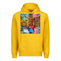 Lemon statue of liberty american flag Premium Hoodie - BundleAndBundleShop