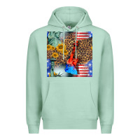 Seafoam statue of liberty american flag Premium Hoodie - BundleAndBundleShop