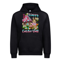 Black happy easter y'all rabbit Urban Hoodie - BarkalooDesign