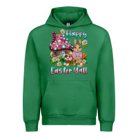 Emerald happy easter y'all rabbit Urban Hoodie - BarkalooDesign