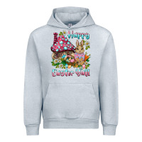Heather Grey happy easter y'all rabbit Urban Hoodie - BarkalooDesign