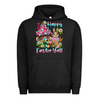 Pigment Black happy easter y'all rabbit Urban Hoodie - BarkalooDesign