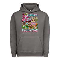 Pigment Tornado happy easter y'all rabbit Urban Hoodie - BarkalooDesign