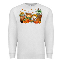 Oatmeal Heather fall coffee cups Premium Sweatshirt - Zillion Design Studio