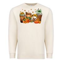 Sandshell fall coffee cups Premium Sweatshirt - Zillion Design Studio