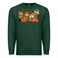 Sports Green fall coffee cups Premium Sweatshirt - Zillion Design Studio