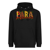 Black paraprofessional Heavyweight Hoodie - texasbilliewilder