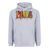 Heather Grey paraprofessional Heavyweight Hoodie - texasbilliewilder