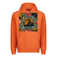 Carrot dump truck seamles pattern Premium Hoodie - BundleAndBundleShop
