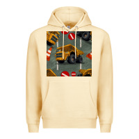 Pina Colada dump truck seamles pattern Premium Hoodie - BundleAndBundleShop