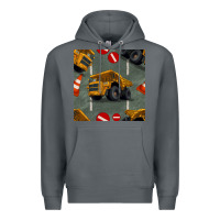 Rock dump truck seamles pattern Premium Hoodie - BundleAndBundleShop