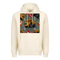 Tofu dump truck seamles pattern Premium Hoodie - BundleAndBundleShop