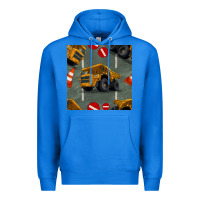 True Royal dump truck seamles pattern Premium Hoodie - BundleAndBundleShop