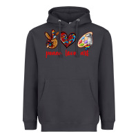 Smoke peace love art Heavyweight Hoodie - texasbilliewilder