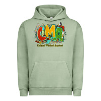 Pigment Oil Green cma certified medical assistant juneteenth Urban Hoodie - NancyCooperArtShop
