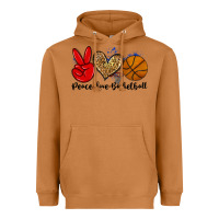 Meerkat peace love basketball Heavyweight Hoodie - Zillion Design Studio