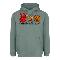 Sage peace love basketball Heavyweight Hoodie - Zillion Design Studio