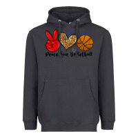 Smoke peace love basketball Heavyweight Hoodie - Zillion Design Studio