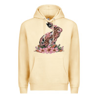 Pina Colada bunny with blossom flower Premium Hoodie - Artiststas