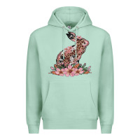 Seafoam bunny with blossom flower Premium Hoodie - Artiststas