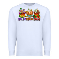 White hallothanksmas cupcakes Premium Sweatshirt - texasbilliewilder