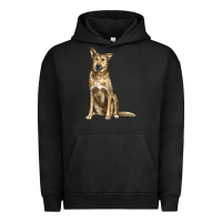 Pigment Black chinook dog Urban Hoodie - LillyAllenDesigns