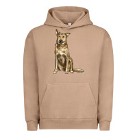Pigment Burro chinook dog Urban Hoodie - LillyAllenDesigns