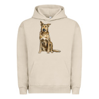 Pigment French Oak chinook dog Urban Hoodie - LillyAllenDesigns