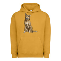 Pigment Peanut Butter chinook dog Urban Hoodie - LillyAllenDesigns