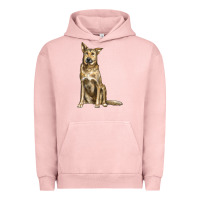 Pigment Salmon chinook dog Urban Hoodie - LillyAllenDesigns