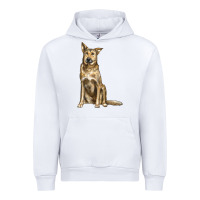 White chinook dog Urban Hoodie - LillyAllenDesigns