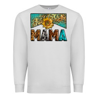 Dove Grey mama sunflower junkie Premium Sweatshirt - Zillion Design Studio