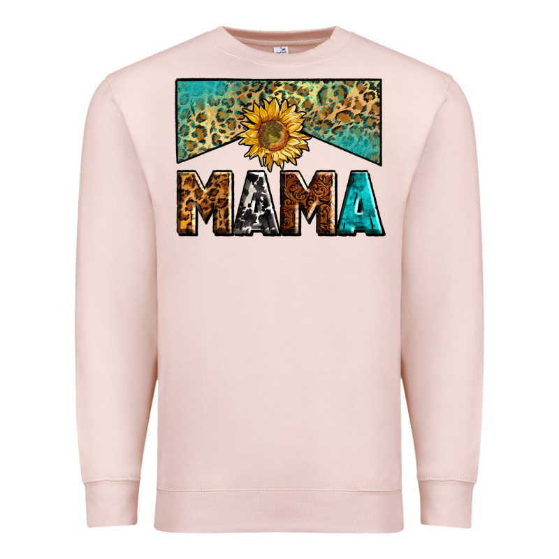 Mama Sunflower Junkie Premium Sweatshirt by Zillion Design Studio | Teevron