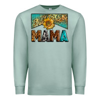 Seafoam mama sunflower junkie Premium Sweatshirt - Zillion Design Studio